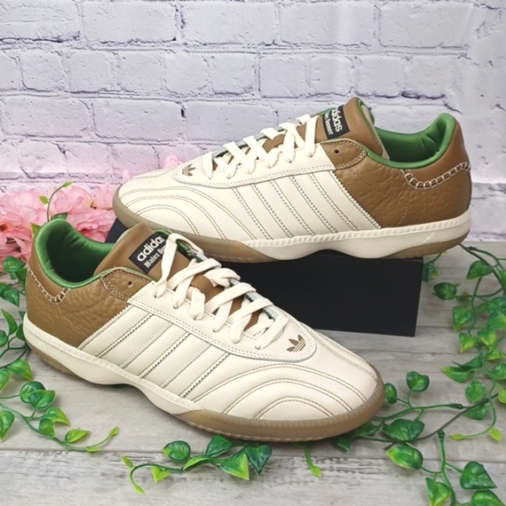 Adidas Men's Cream and Brown Sneakers - Picture 11 of 11
